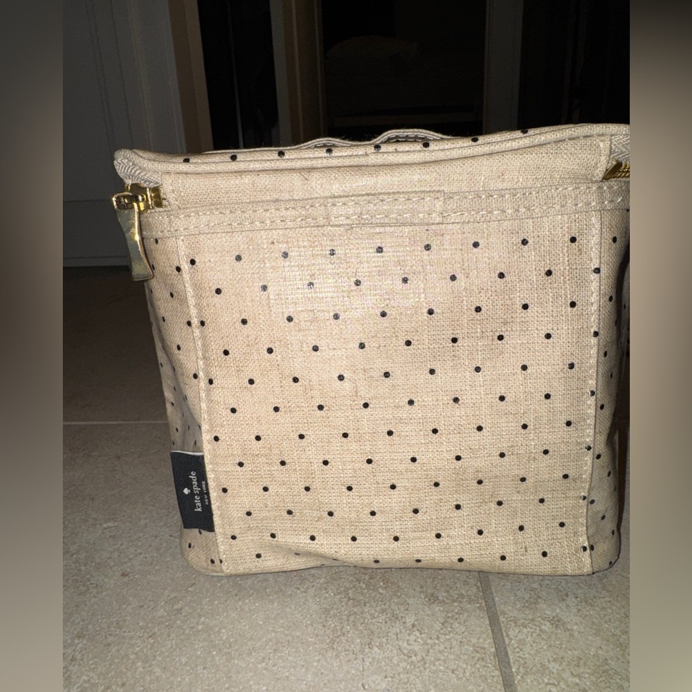 Kate Spade Tan Polka Dot Lunch Bag - Picture 2 of 5